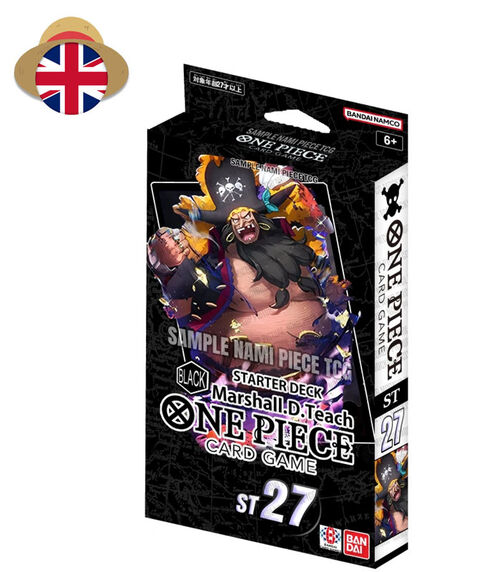 One Piece TCG - ST27 STARTER DECK MARSHALL. D. TEACH - BLACK